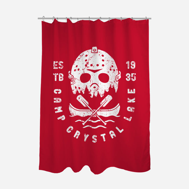 Maniac Camp-none polyester shower curtain-BWdesigns