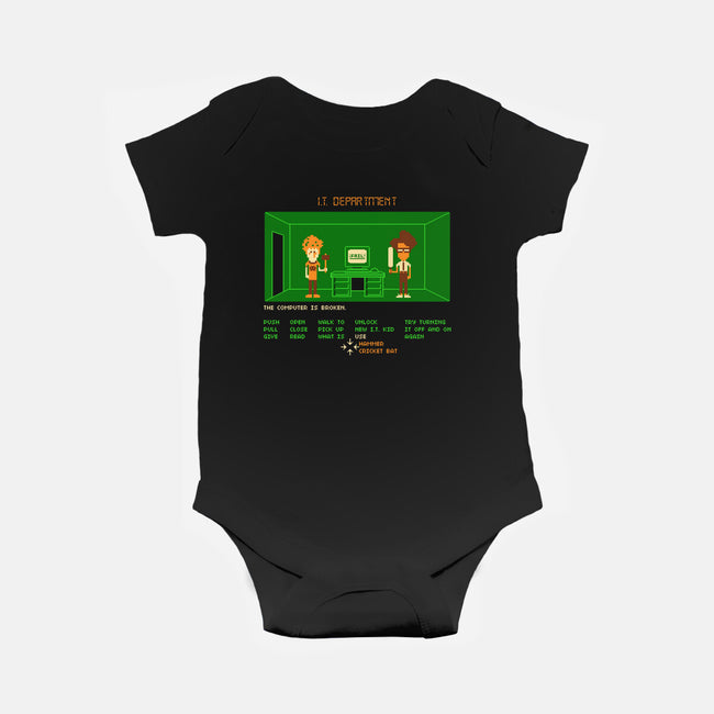 Maniac IT Department-baby basic onesie-RyanAstle