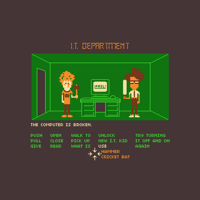 Maniac IT Department-none drawstring bag-RyanAstle