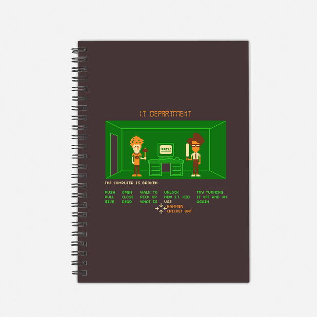 Maniac IT Department-none dot grid notebook-RyanAstle