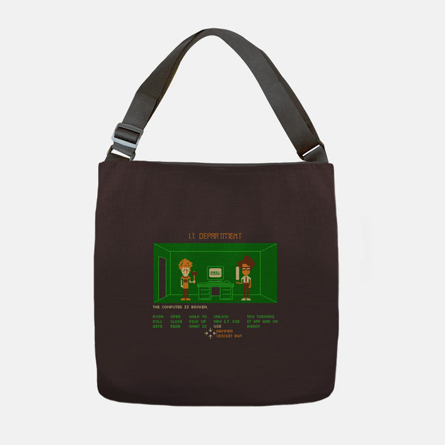 Maniac IT Department-none adjustable tote-RyanAstle