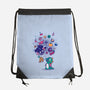 Many Bubbles-none drawstring bag-ursulalopez