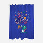 Many Bubbles-none polyester shower curtain-ursulalopez