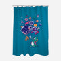 Many Bubbles-none polyester shower curtain-ursulalopez