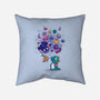 Many Bubbles-none removable cover w insert throw pillow-ursulalopez