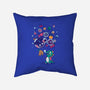 Many Bubbles-none removable cover w insert throw pillow-ursulalopez