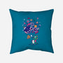 Many Bubbles-none removable cover w insert throw pillow-ursulalopez