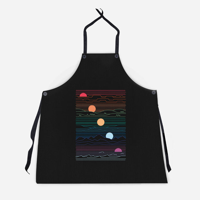 Many Lands Under One Sun-unisex kitchen apron-ThePaperCrane