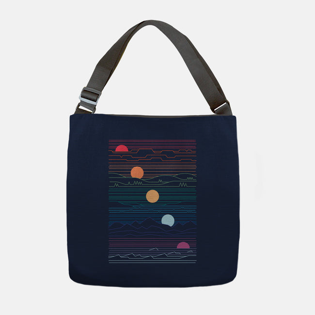 Many Lands Under One Sun-none adjustable tote-ThePaperCrane