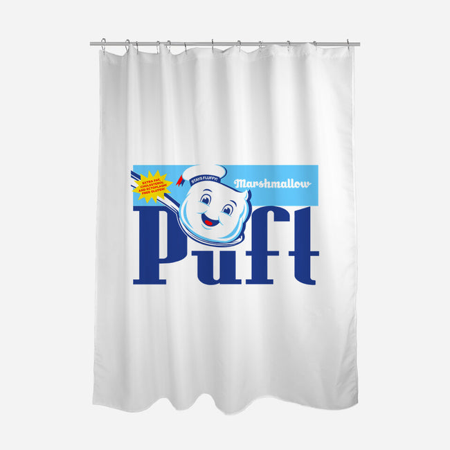 Marshmallow Puft-none polyester shower curtain-RyanAstle