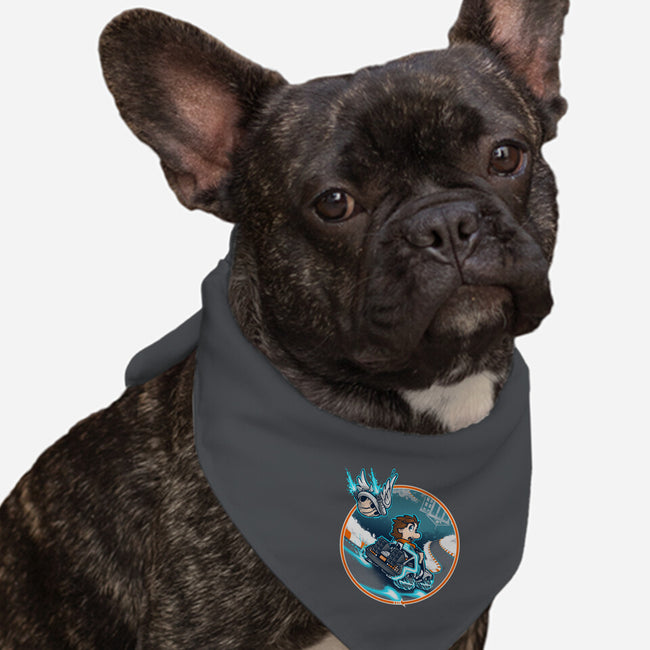 Marty Kart-dog bandana pet collar-Obvian
