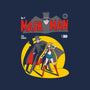 Maskman-none non-removable cover w insert throw pillow-paulagarcia