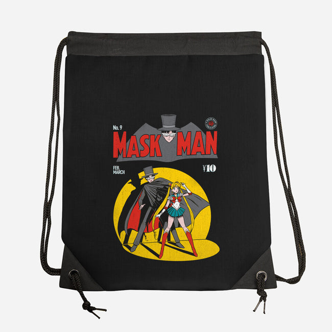 Maskman-none drawstring bag-paulagarcia