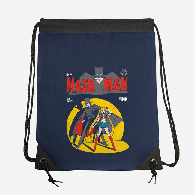 Maskman-none drawstring bag-paulagarcia