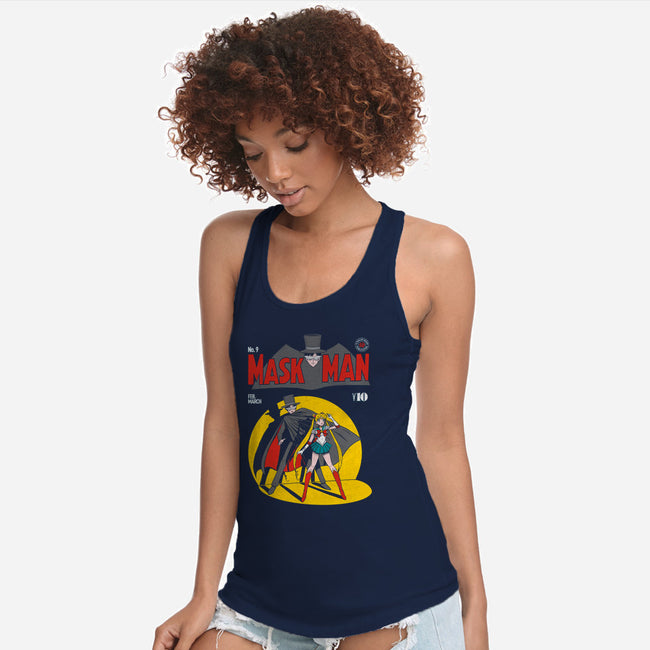 Maskman-womens racerback tank-paulagarcia