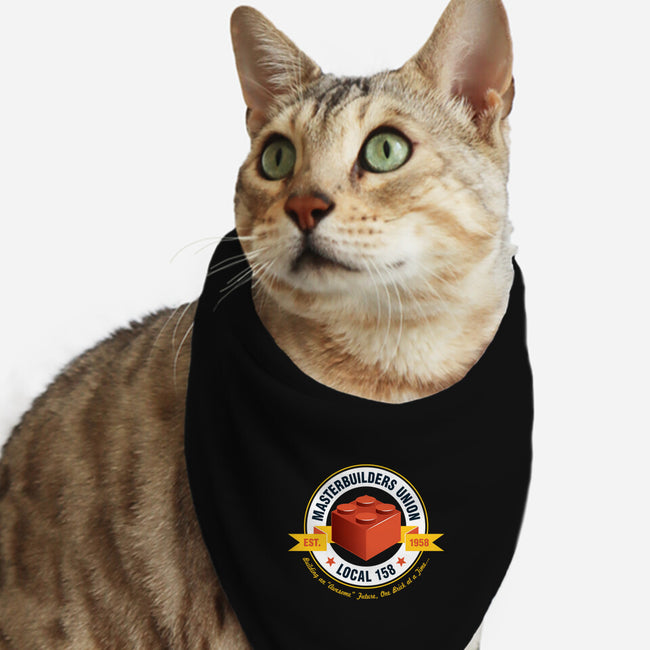 Masterbuilders Union-cat bandana pet collar-nakedderby