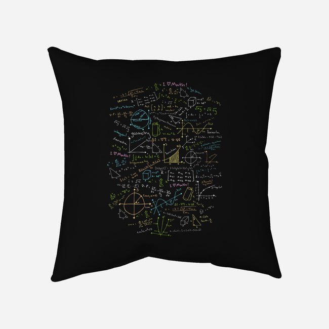 Math Lessons-none removable cover w insert throw pillow-robyriker