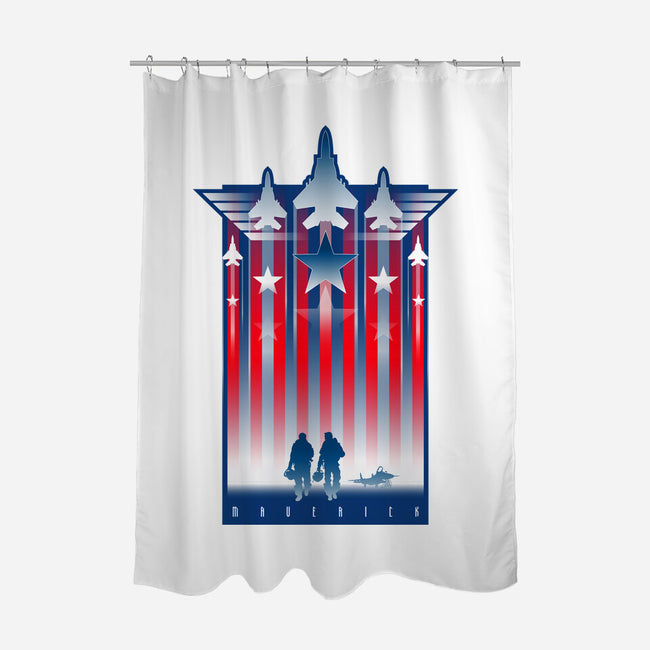 Maverick-none polyester shower curtain-StevenToang