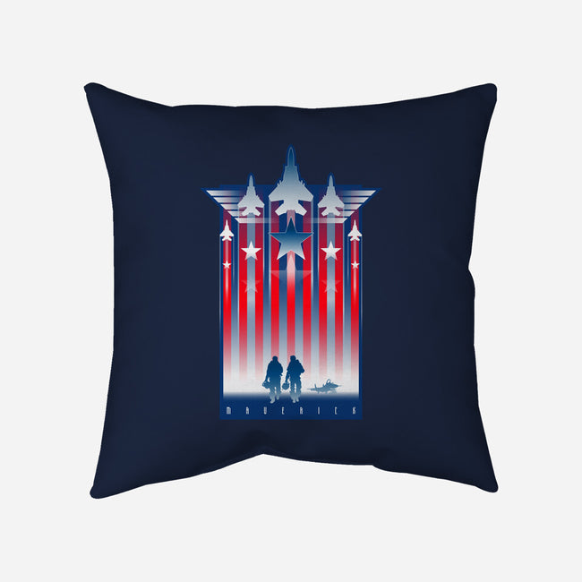 Maverick-none removable cover w insert throw pillow-StevenToang