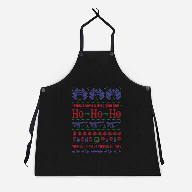 McClane Winter Sweater-unisex kitchen apron-SevenHundred