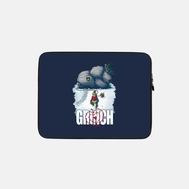 Mean One-none zippered laptop sleeve-Six Eyed Monster