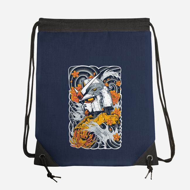 Mecha Ink-none drawstring bag-Snapnfit