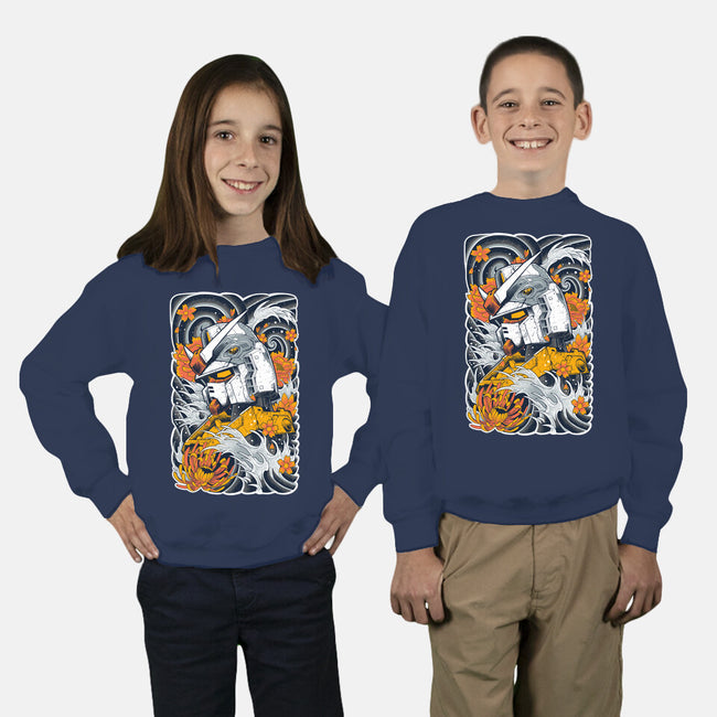 Mecha Ink-youth crew neck sweatshirt-Snapnfit