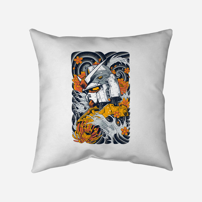 Mecha Ink-none non-removable cover w insert throw pillow-Snapnfit
