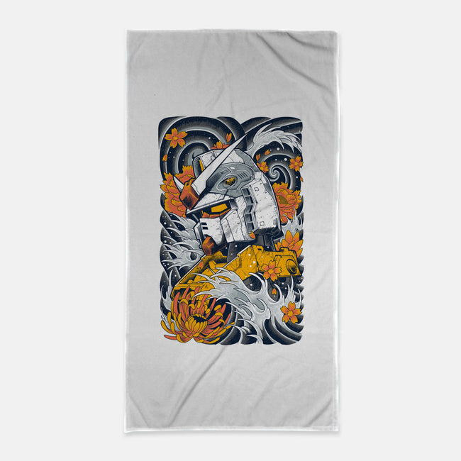 Mecha Ink-none beach towel-Snapnfit