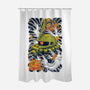 Mecha Suit Ink-none polyester shower curtain-Snapnfit