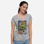 Mecha Suit Ink-womens v-neck tee-Snapnfit