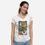 Mecha Suit Ink-womens v-neck tee-Snapnfit
