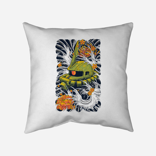 Mecha Suit Ink-none removable cover w insert throw pillow-Snapnfit