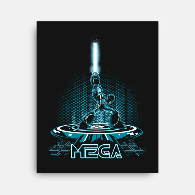 MEGA-none stretched canvas-DJKopet