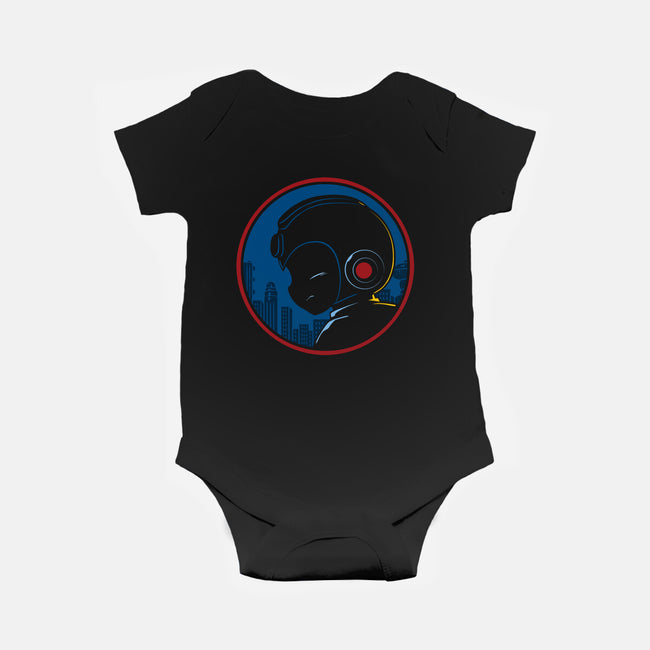Mega Noir-baby basic onesie-vp021