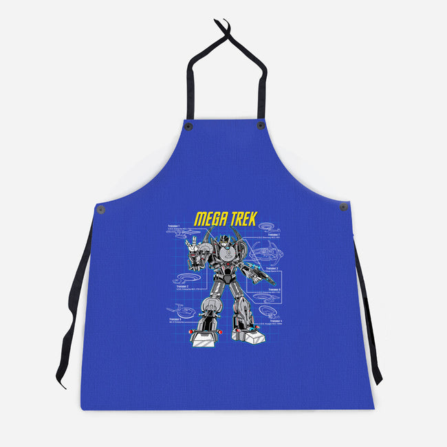 Mega Trek-unisex kitchen apron-Robreepart