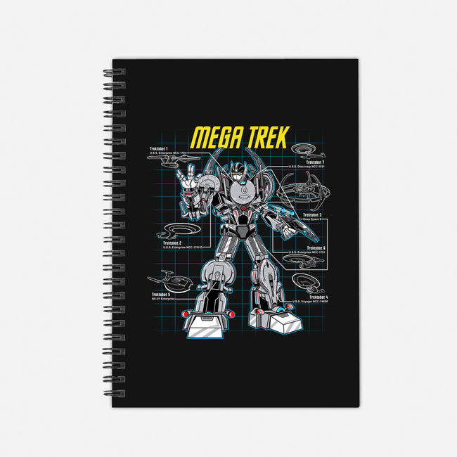 Mega Trek-none dot grid notebook-Robreepart