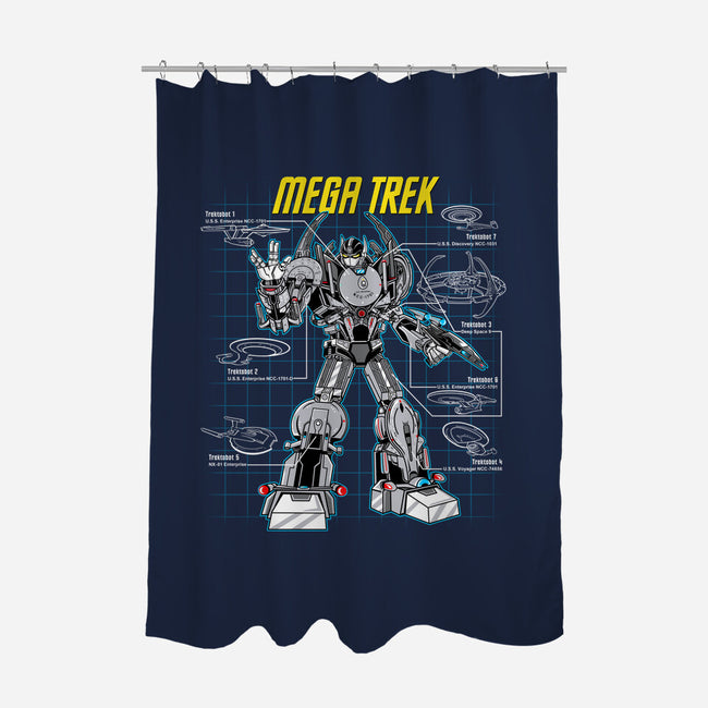 Mega Trek-none polyester shower curtain-Robreepart