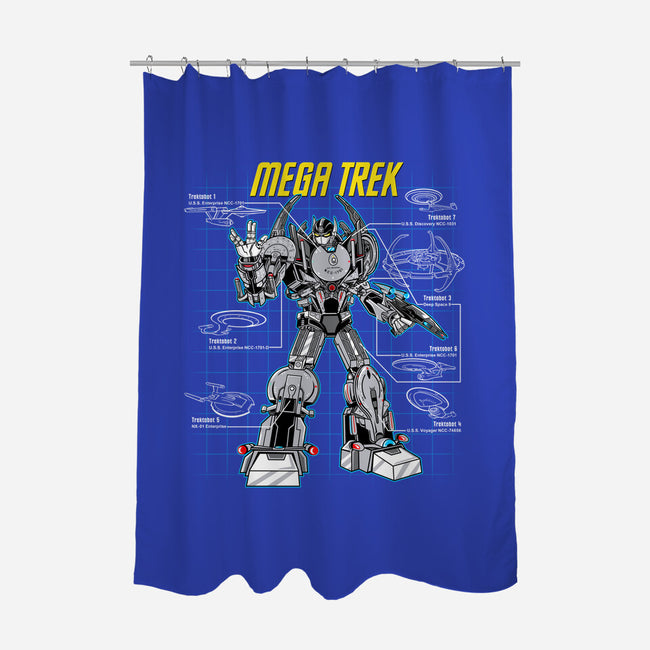 Mega Trek-none polyester shower curtain-Robreepart
