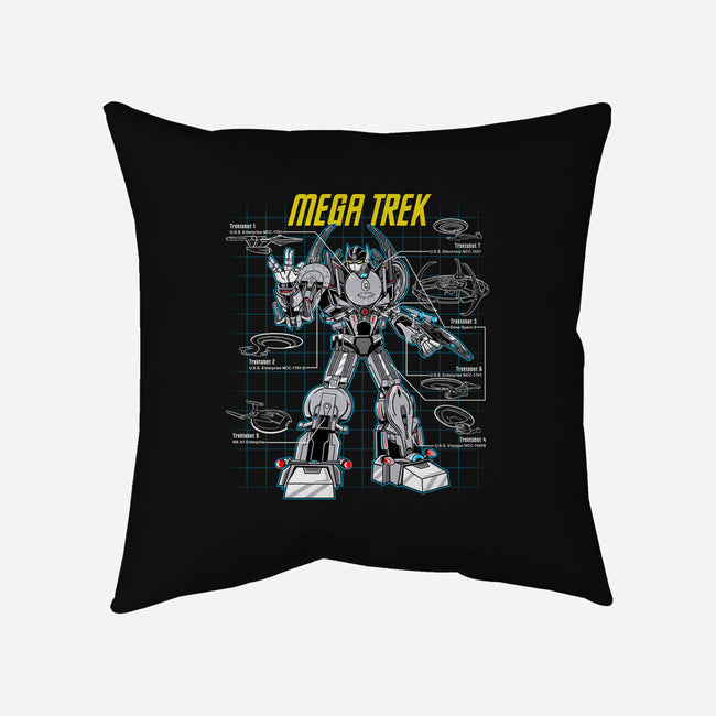 Mega Trek-none removable cover w insert throw pillow-Robreepart