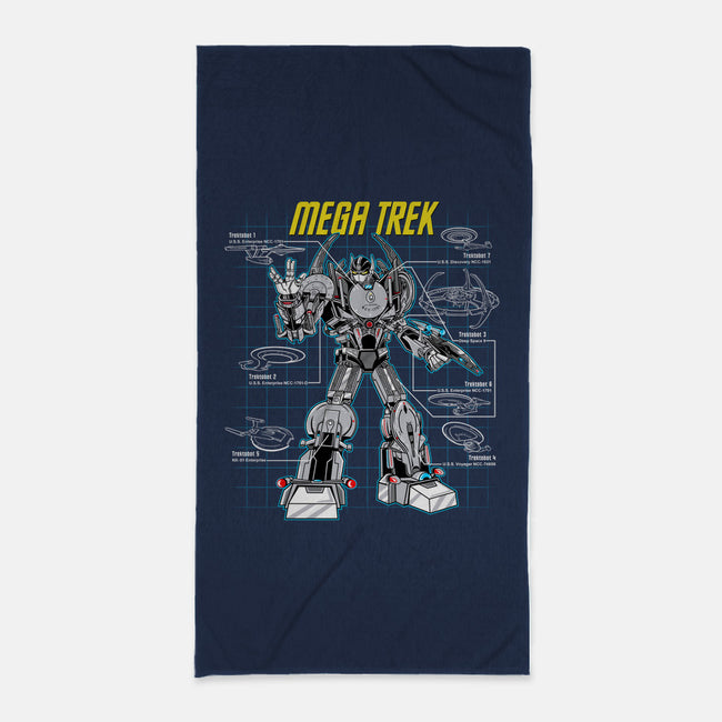 Mega Trek-none beach towel-Robreepart