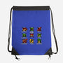 Megatroid-none drawstring bag-PixelEyeBat