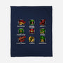 Megatroid-none fleece blanket-PixelEyeBat