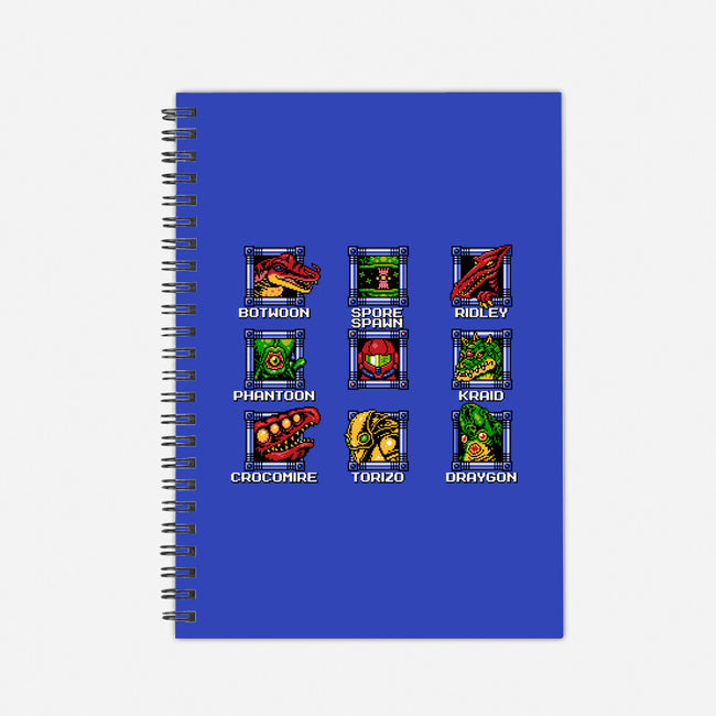 Megatroid-none dot grid notebook-PixelEyeBat