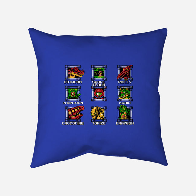 Megatroid-none removable cover w insert throw pillow-PixelEyeBat