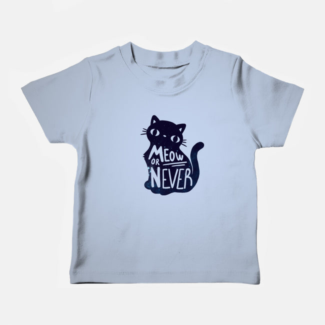 Meow or Never-baby basic tee-NemiMakeit