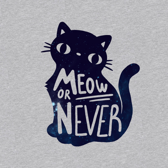 Meow or Never-unisex basic tee-NemiMakeit