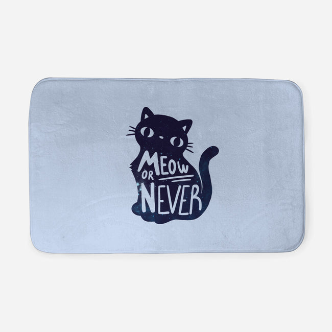 Meow or Never-none memory foam bath mat-NemiMakeit