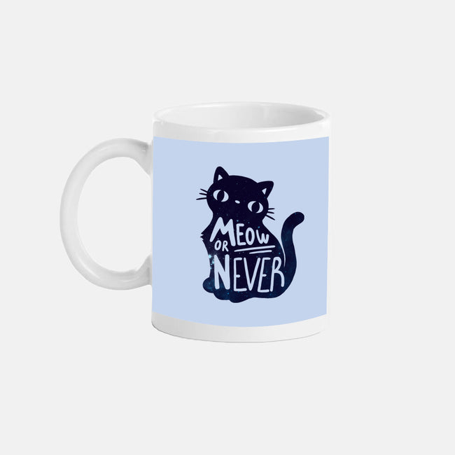 Meow or Never-none glossy mug-NemiMakeit
