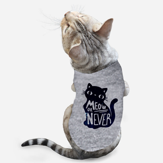 Meow or Never-cat basic pet tank-NemiMakeit